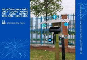 Ambient air monitoring at Samsung factory (Bac Ninh): A compact monitoring system designed to optimize both performance and spatial efficiency.