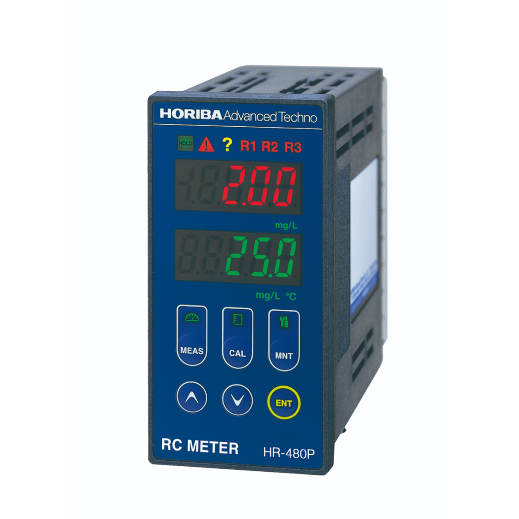 Bộ điều khiển Chlorine online Horiba HR-480P (Residual Chlorine Controller), khoảng đo 0.00- 3.00 mg/L, phân độ 0.01 mg/L